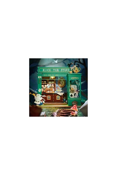 Rolife 3D Puzzle Mini House DIY Alice's Tea Store, Rolife, 136 pieces