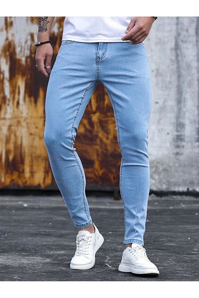 WKM Men's Casual Regular Waist Jean Jeans