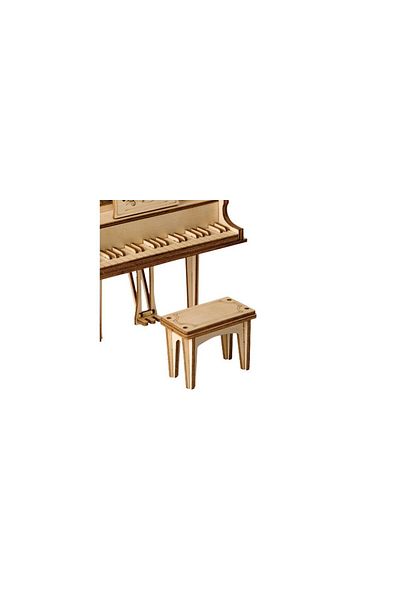 ROKR 3D Puzzle, Grand Piano, Wood, ROKR, 74 pieces