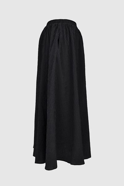 birizmoda Fusta Jacquard -Neagră