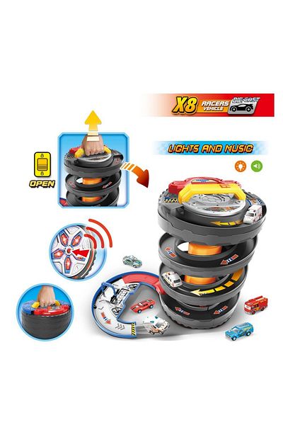 STEM 8-Piece Hospital Racers: Lights, Music &amp; Take-Along Fun!