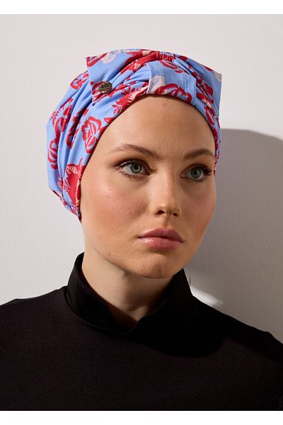Mayovera Hijab Bow Sea Bonnet - Floral