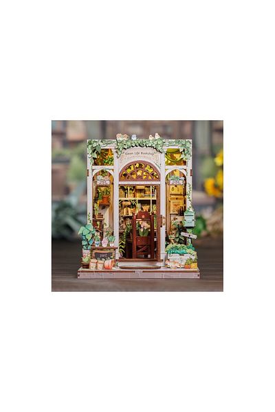 CUTEBEE 3d Puzzle, Diy Bookend, Green Life Bookshop, , 196 Pieces