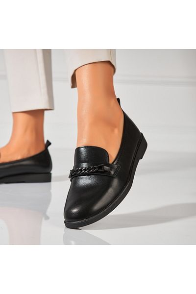 Joana Balerini dama Piele Ecologica Negru Henly