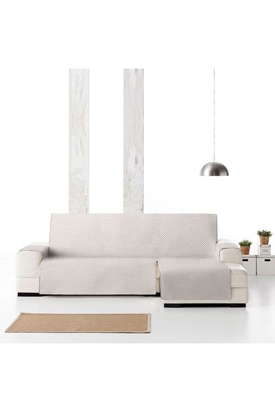 EYSA CONFECTIONES Quilted right corner cover Extra 290cm, Oslo, C/0 Ecru