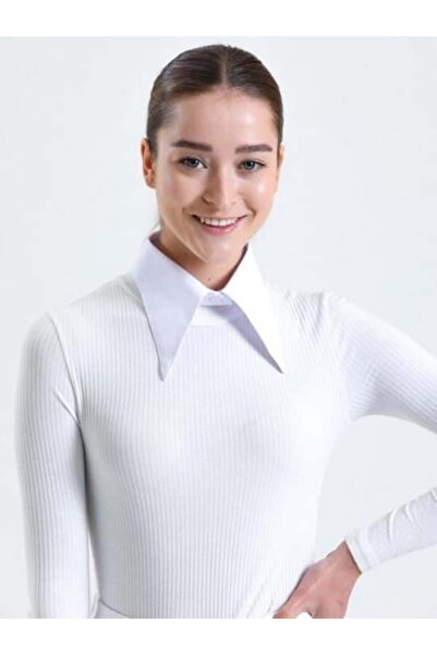 mirach Mirach Textile Women's White Single Collar Shirt - Modernes und elegantes Design -Hochwertiger Stoff