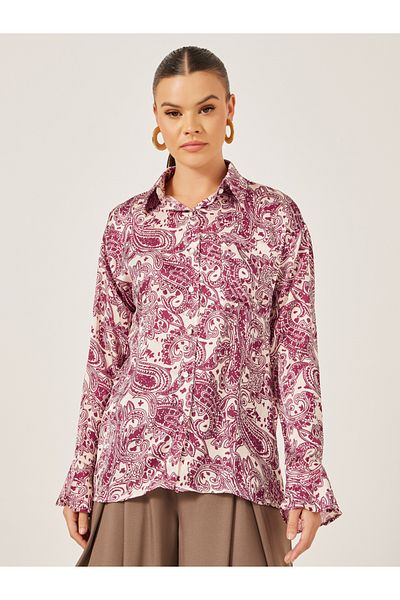 Styli Paisley Printed Long Sleeve Regular Fit Shirt