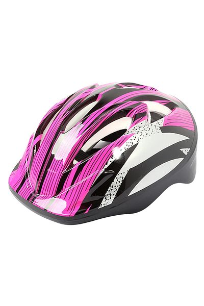 VKTECH Rose Red Adjustable Children Bicycle Helmet Scooter Skateboard Riding Safety Kids Cycling Protective