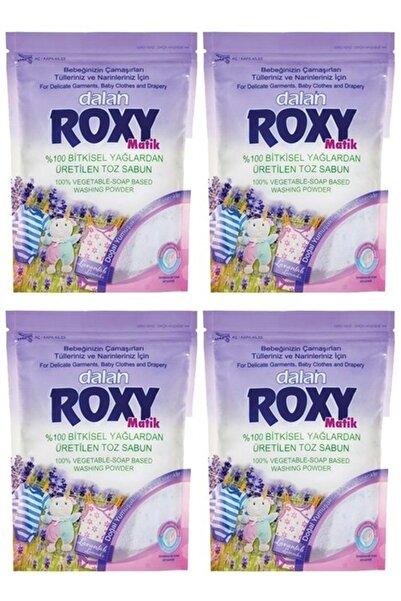 Dalan Roxy Bio Clean Matik Sabun Tozu 800gr Lavanta Bahçesi (4 LÜ SET) (104 YIKAMA)