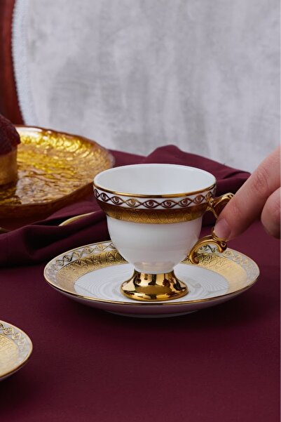 Karaca Hürrem 6 Person Coffee Cup 90 ml