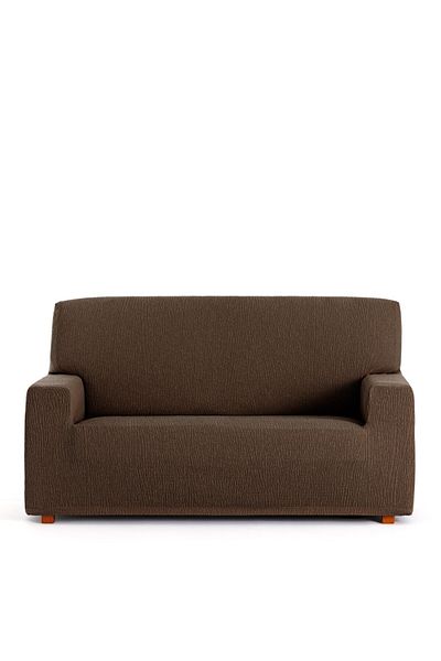 EYSA CONFECTIONES Elastic sofa cover 4 seats, Troya, C/7 brown