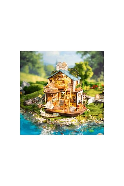 Rolife 3D Puzzle, Puppy's Cozy Villa DIY Mini House, RolIfe, 230 pieces