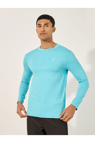 Styli Logo Detail Long Sleeve Muscle Fit T-Shirt