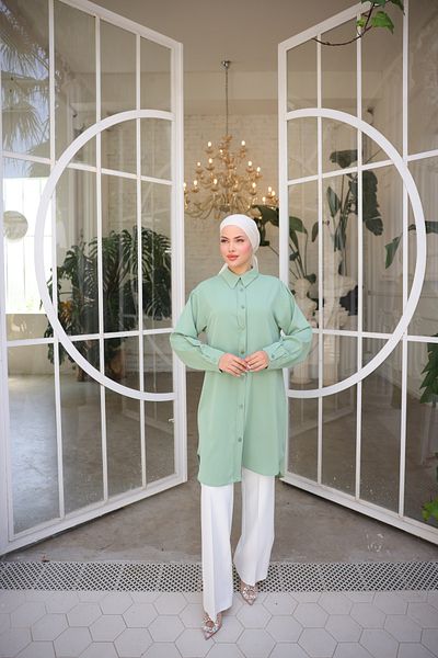 Zaure Hijab Women's Dubai Silk Shirt