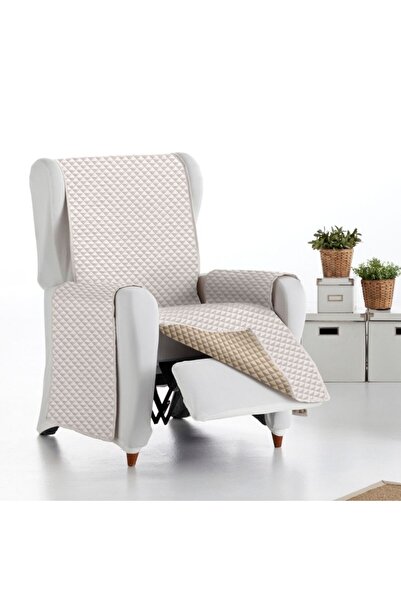 EYSA CONFECTIONES Husa matlasata fotoliu reversibila, Oslo, C/0 Bej deschis Ecru