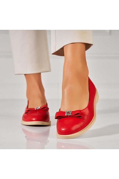 Joana Women's Ballerinas Eco-Leather Red Markie