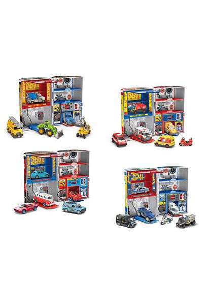 STEM Motor Oil Service Station Parking Lot - 1PC Color May Vary