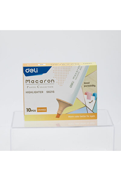 Deli قلم تمييز أصفر ES621S