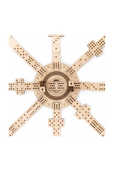 EWA 3D Puzzle, Game Set: Mexican Domino Train, EWA, Wood, 232 Pieces