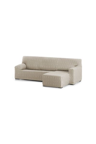 EYSA CONFECTIONES Jacquard right corner elastic cover, short arm, Iria, C/0 Beige