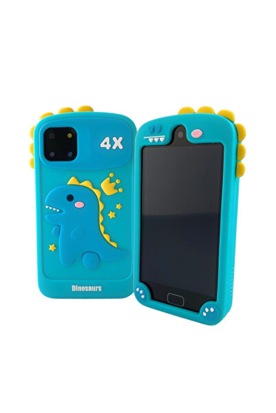 Empria Children's smartphone educational toy video photo 32gb TF card resolution 480*800 display 10cm, Blue