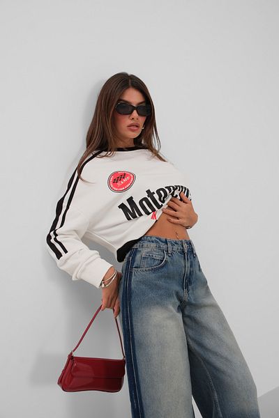 Black Fashion Blugi albaștri cu picioare largi