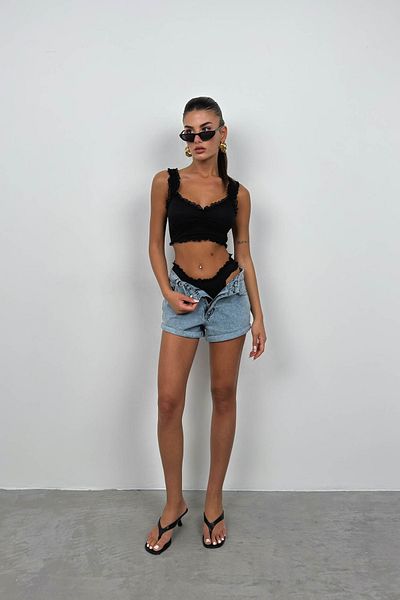 Black Fashion BlacK Lace Detailed Panties