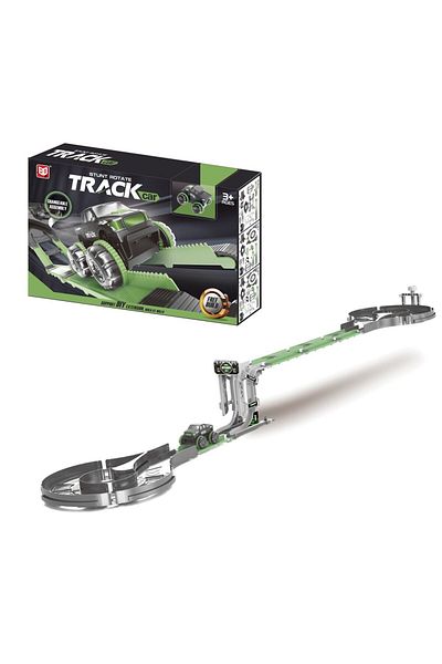 STEM Stunt Rotate Track Roll Rail Car