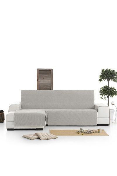 EYSA CONFECTIONES Practical left corner jacquard cover 290cm, Extra, MID, C56 Grey