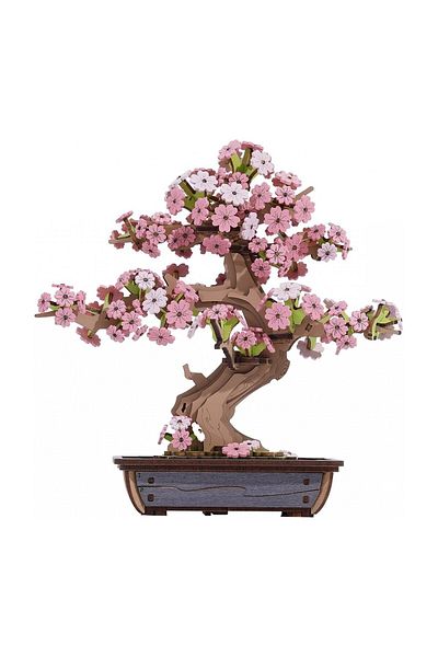 Rolife 3D Puzzle, Bonsai Sakura, RolIfe, 263 pieces
