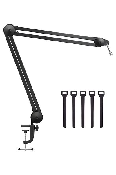 COOYA Large Microphone Boom Arm, Mic Stand, for Vocal Gaming Streaming