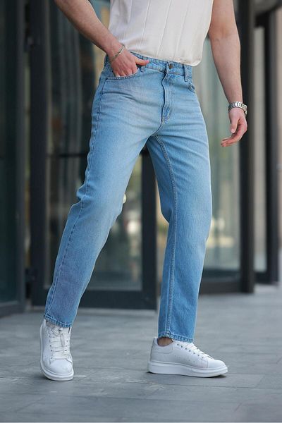 Madmext Pantaloni Jeans Albastru pentru bărbați E7419