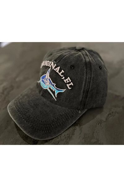 ergül çanta Unisex New Trend Original Shark Model Vintage Vintage Baseball Cap Hat