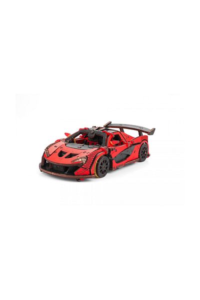 EWA 3d Puzzle, Red Race Car, , Wood, 237 Pieces