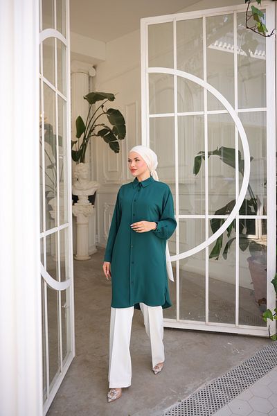 Zaure Hijab Women's Dubai Silk Shirt