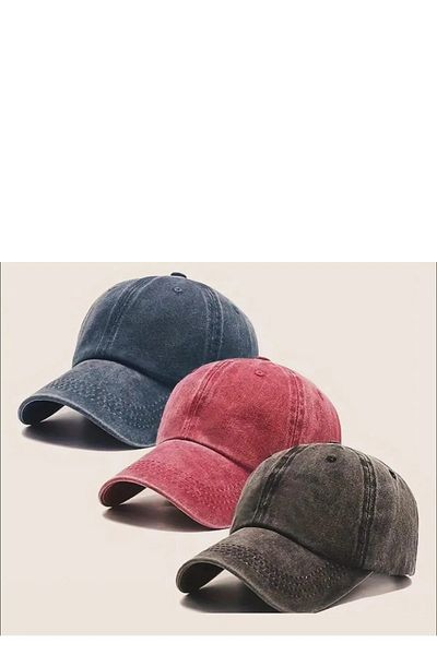 w white stars sports & wear قبعة رياضية للجنسين مكونة من 3 قطع من الجينز المتعثر القابل للتعديل