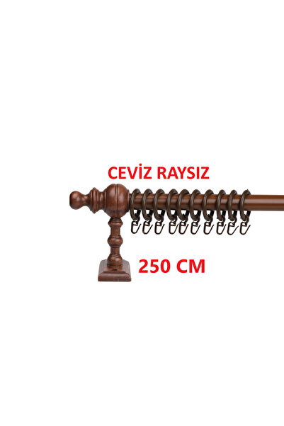 di'mora by ağbaht züc. Ceviz Raysız Ahşap Rustik Perde Askısı Rustik Borusu -...