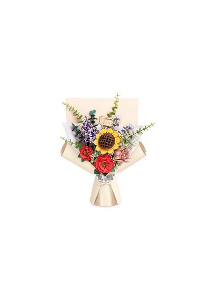 ? The Crowood Press Ltd 3D puzzle, Bouquet of flowers, Rowood, wood, 581 pieces