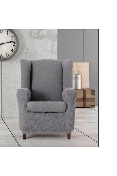 EYSA CONFECTIONES Elastic wing chair cover, Troya, C/6 Grey