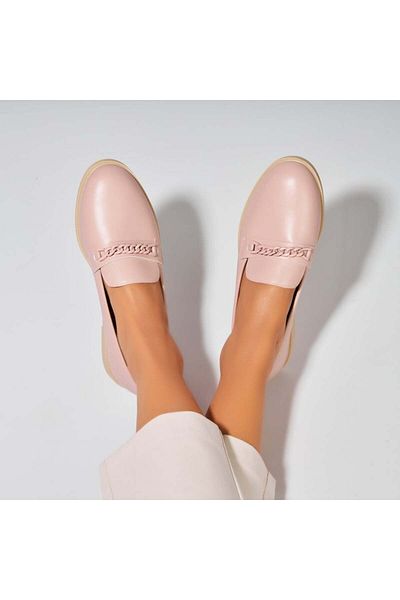 Joana Women's Ballet Flats Nude Henly Eco-Leather