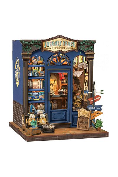 CUTEBEE 3d Puzzle, Diy Bookend, Journey Trace Bookshop, , 241 Pieces
