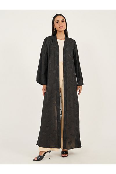 Styli Textured Regular Fit Long Sleeve Kimono