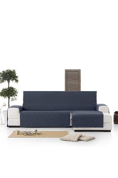 EYSA CONFECTIONES Husa jacquard coltar dreapta practica 290cm, Extra, MID, C3 Albastru