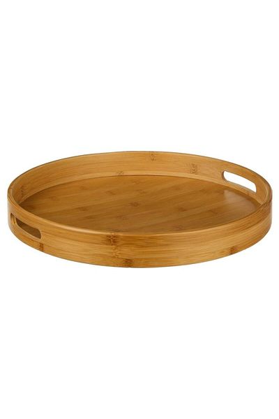 5FIVE Bamboo Round Serving Tray (40 cm)