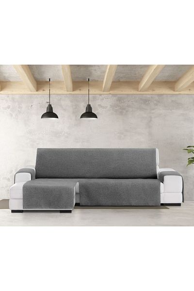 EYSA CONFECTIONES Practical left corner cover 240cm, Valeria, C10 Dark grey