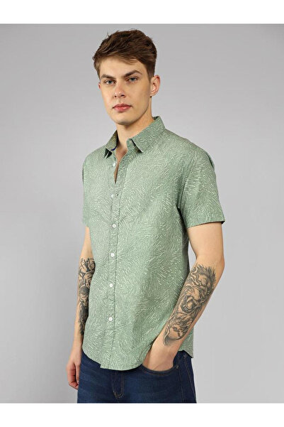 Dennis Lingo By Styli Relaxed Fit Abstract Printed Short Sleeves Shirt