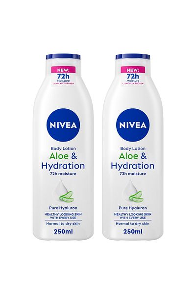 NIVEA Aloe & Hydration Body Lotion Aloe Vera Value Pack 2 x 250 ml