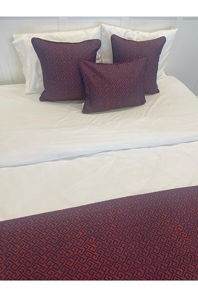 Lucien Home Bed Runner Throw Pillow Set