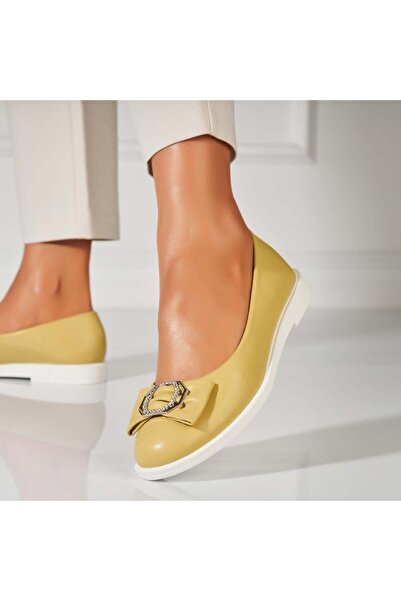 Joana Balerini dama Piele Ecologica Galben Laren