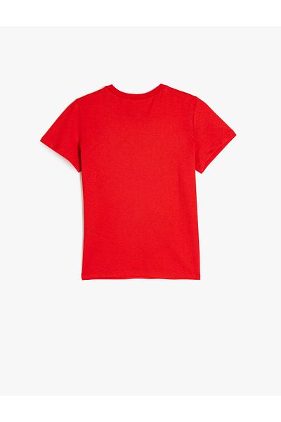Koton Ataturk Printed Short Sleeve Crew Neck Cotton T-Shirt